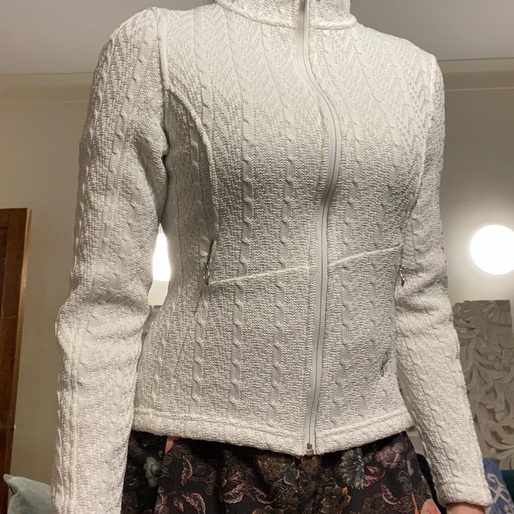 Spyder sky/thermal zipped top - technical wear